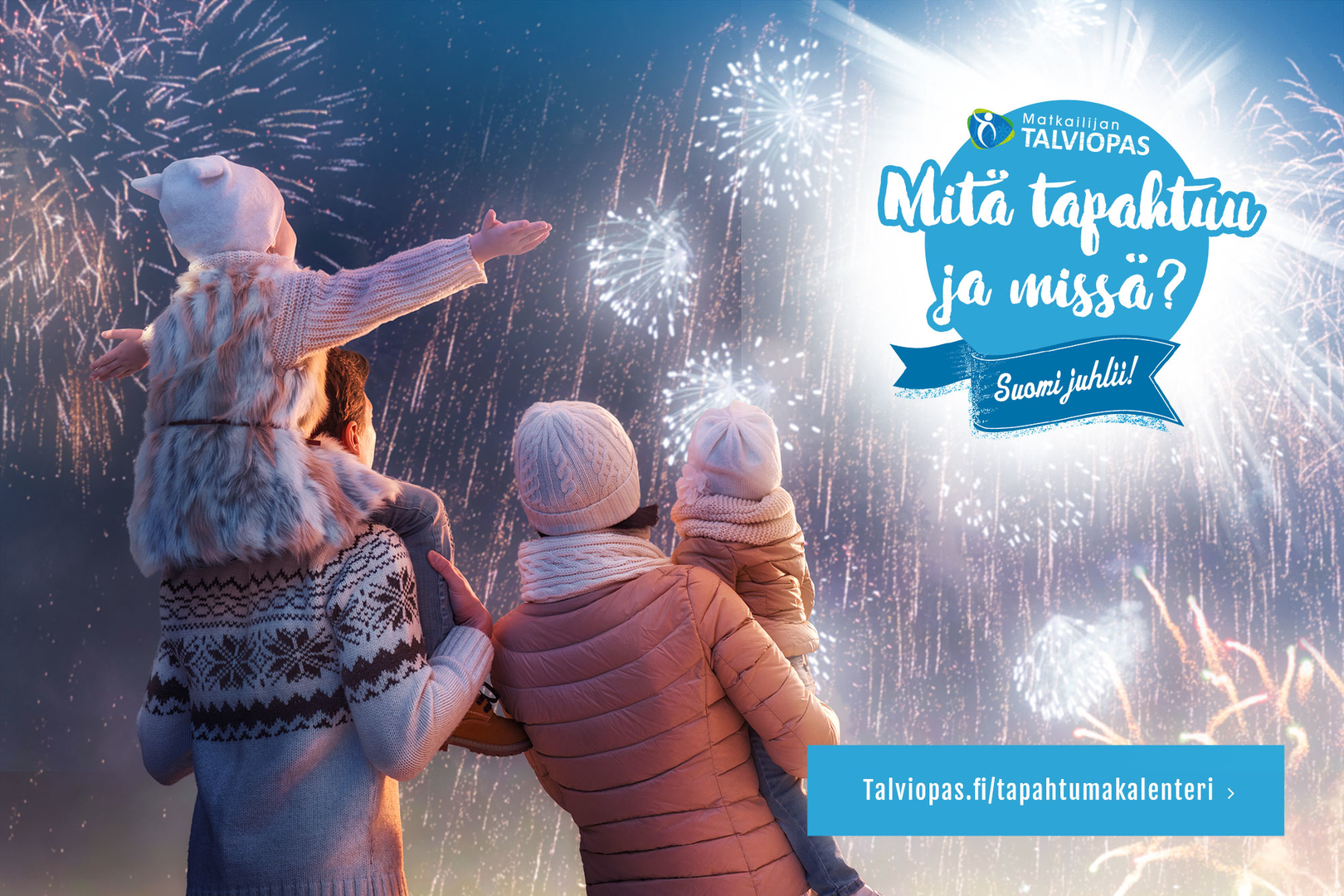Suomi 100 -juhlaviikon, joulun ja uuden vuoden tapahtumat